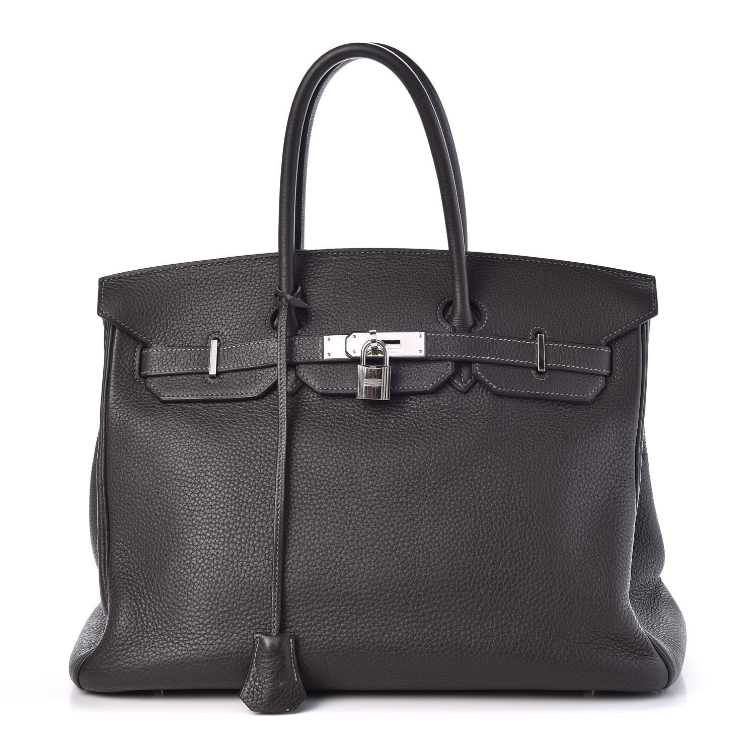 Hermes Taurillon Clemence Birkin 35 Graphite 1 of 33