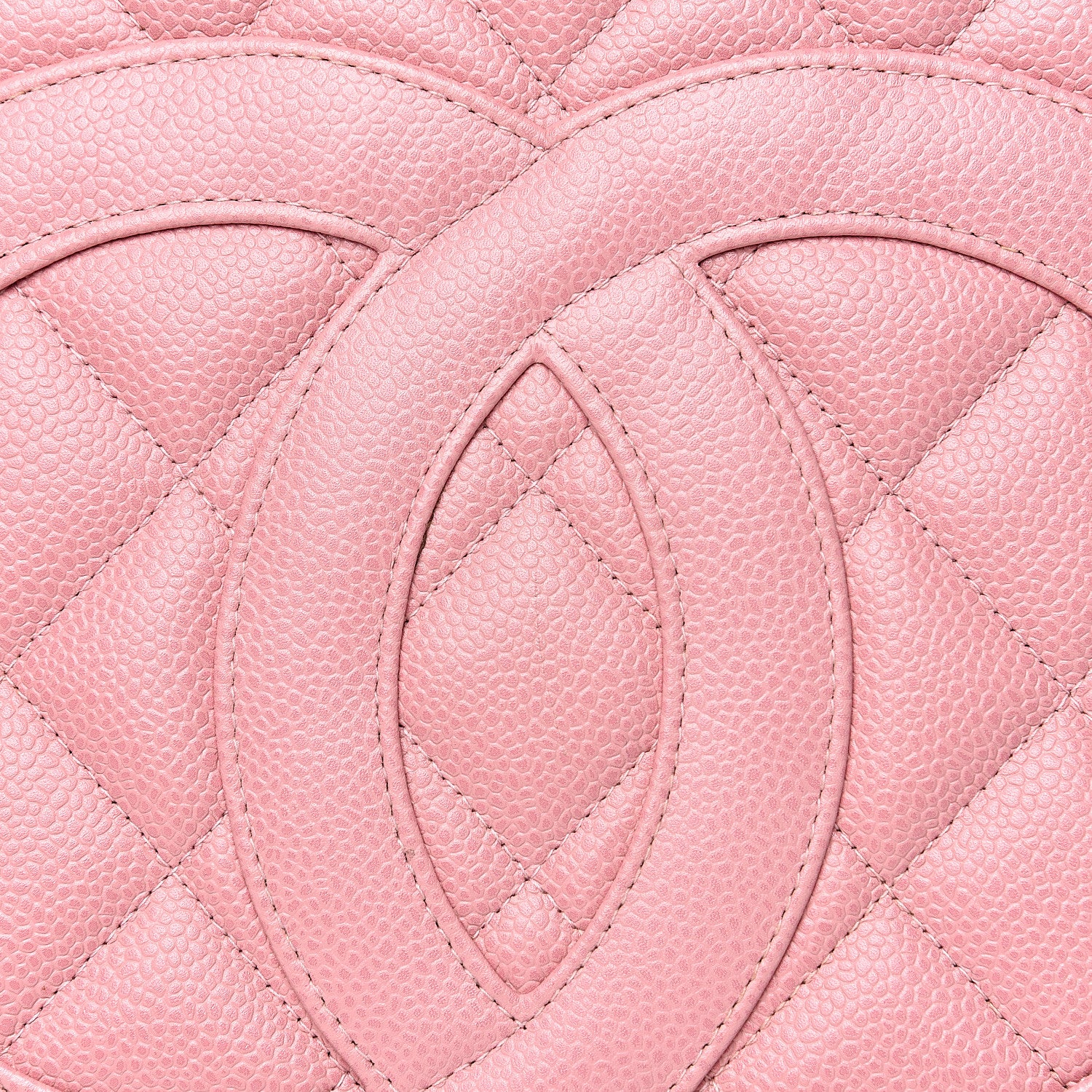 Chanel Caviar Quilted Medallion Tote Light Pink 12 of 14