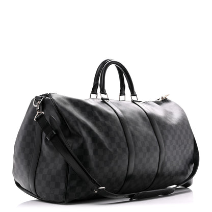 Louis Vuitton Damier Graphite Keepall Bandouliere 55 2 of 12