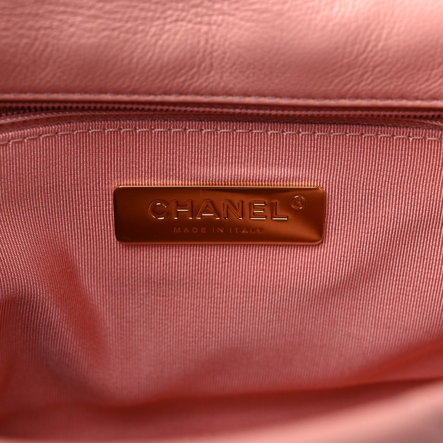 Goatskin Quilted Medium Chanel 19 Flap Light Pink