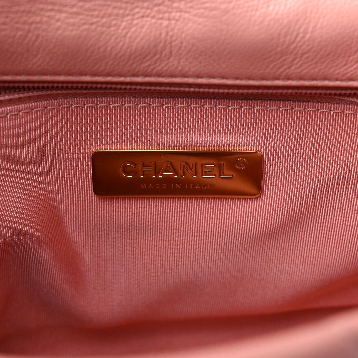 Chanel Goatskin Quilted Medium Chanel 19 Flap Light Pink 6 of 9