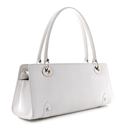 Christian Dior Calfskin Soft Lady Dior East West White 3 of 17