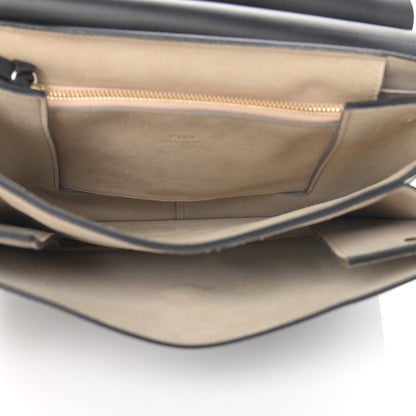 Chloe Suede Calfskin Medium Faye Shoulder Bag Black 5 of 12