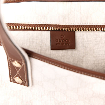 Gucci GG Plus Monogram Medium Signature Web Loop Tote White 6 of 9