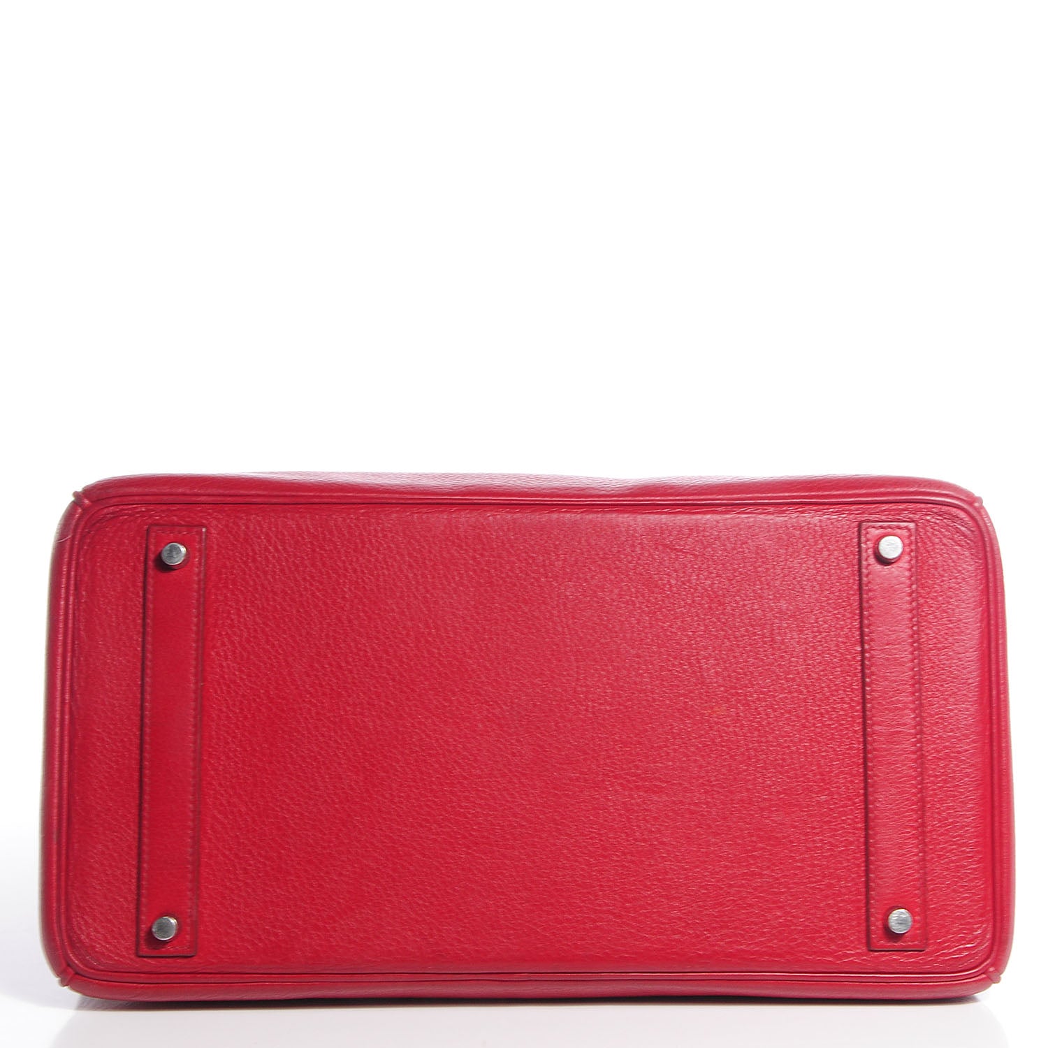 Hermes Taurillon Clemence Birkin 40 Rouge Garance 5 of 32