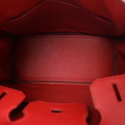 Hermes Togo BIRKIN 30 Rouge Garance 5 of 10