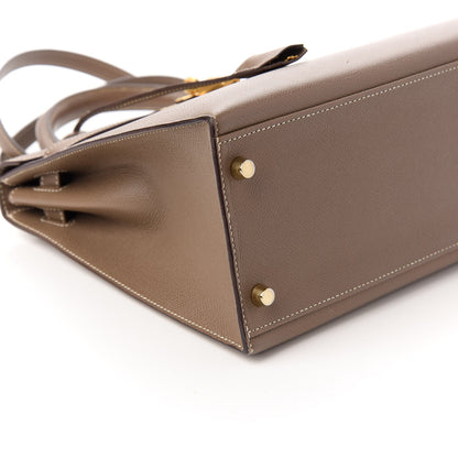Hermes Epsom Kelly Sellier 32 Etoupe 6 of 10