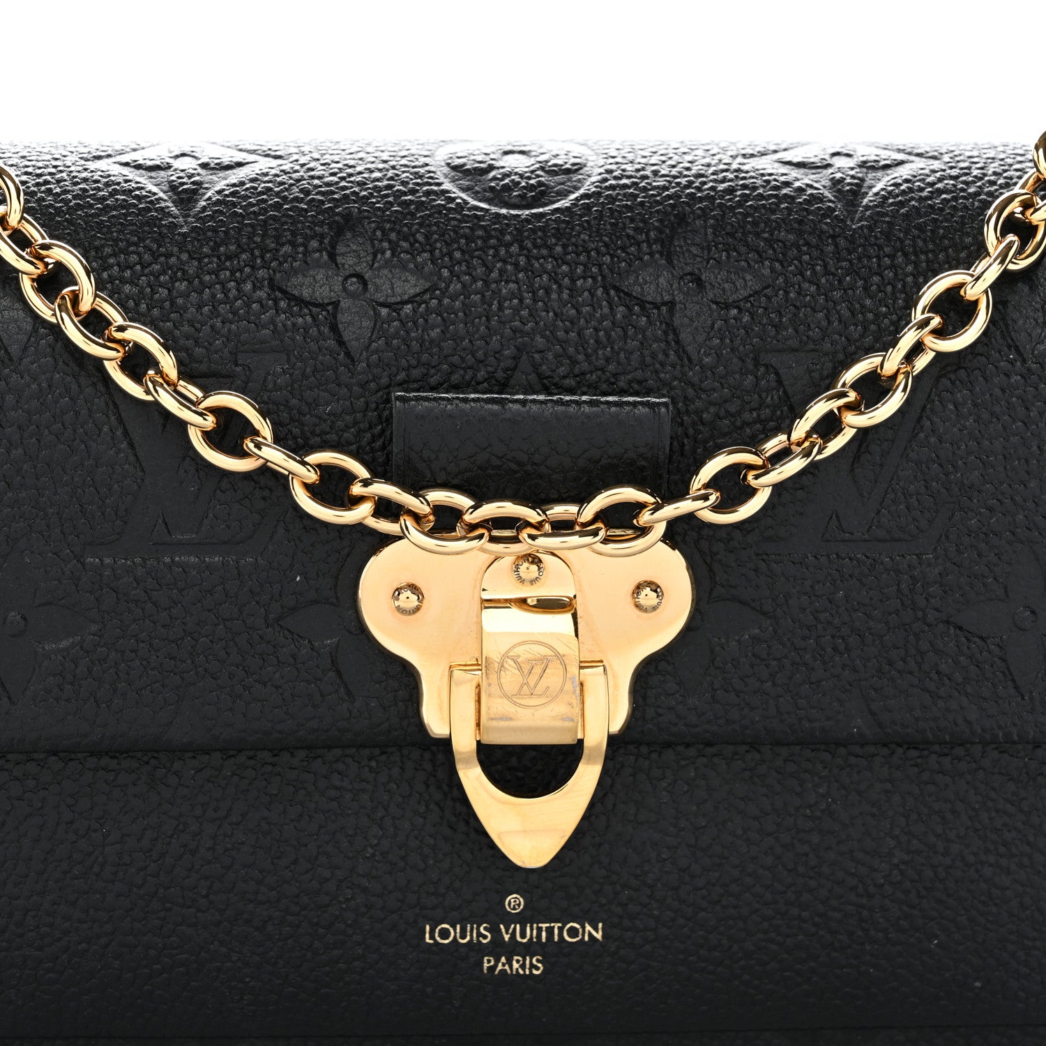Louis Vuitton Empreinte Vavin Chain Wallet Black 8 of 11