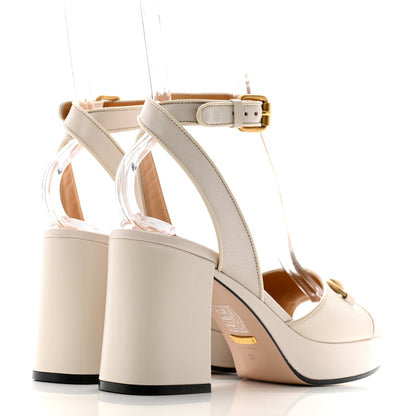 Gucci Quentin Granada Kid Horsebit 25/60mm Platform Sandals 38 Mystic White 5 of 12