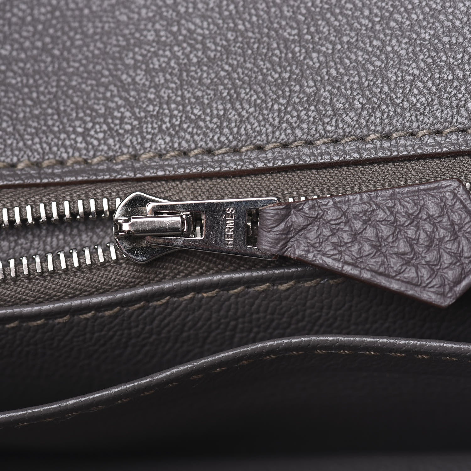 Hermes Togo Birkin 30 Etain 17 of 40