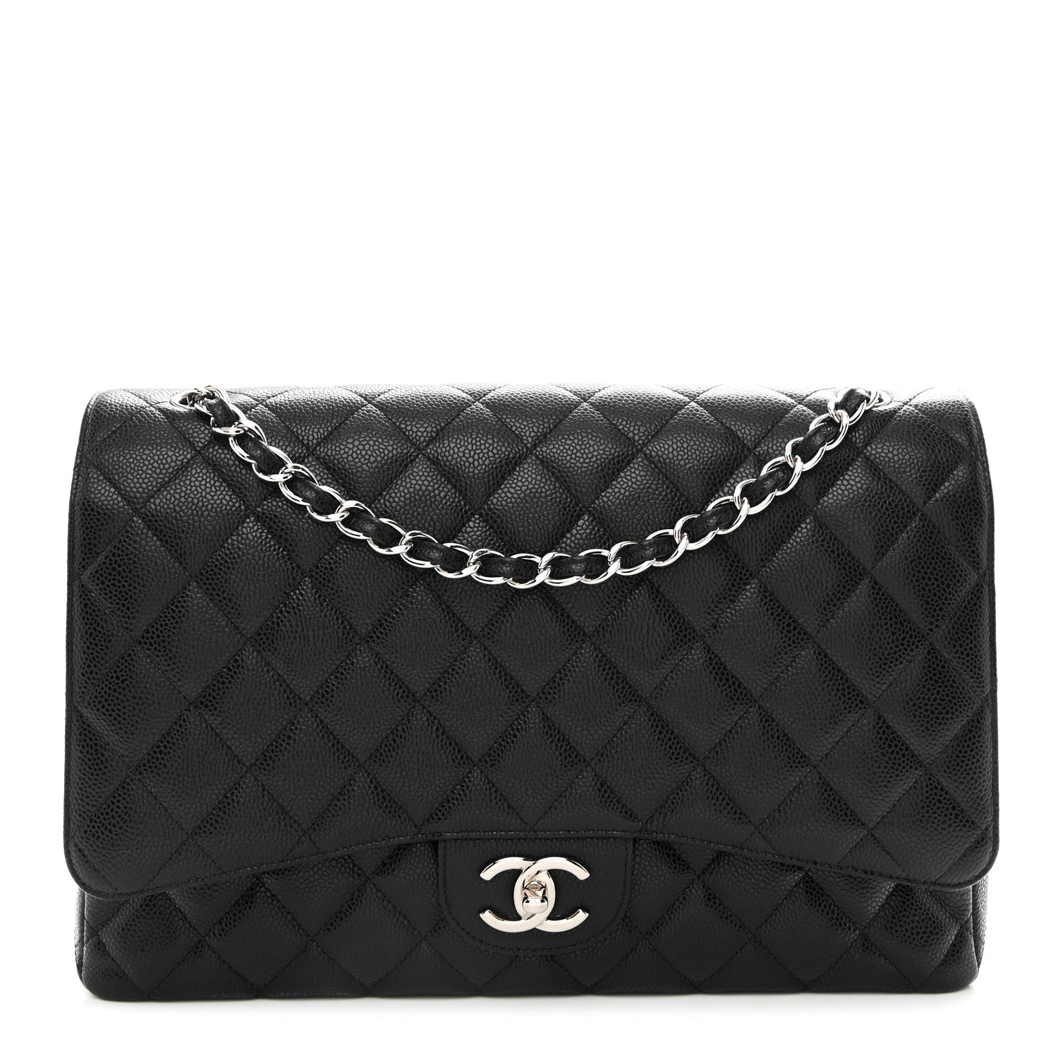 Chanel Caviar Quilted Maxi Double Flap Black 1 of 23