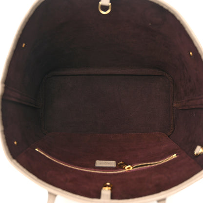 Louis Vuitton Empreinte Monogram Giant Neverfull MM Tourterelle 6 of 12