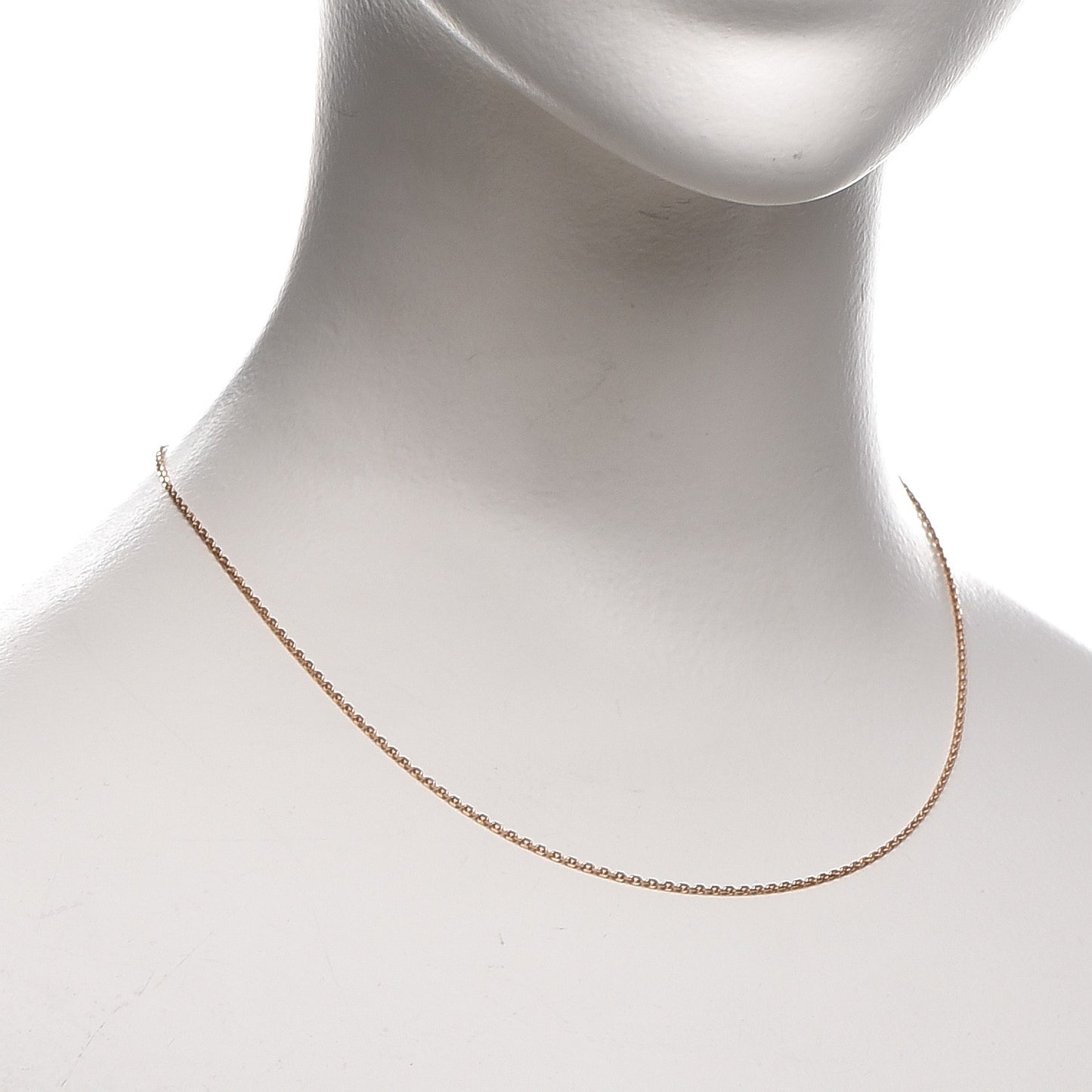 18K Rose Gold Trace Chain