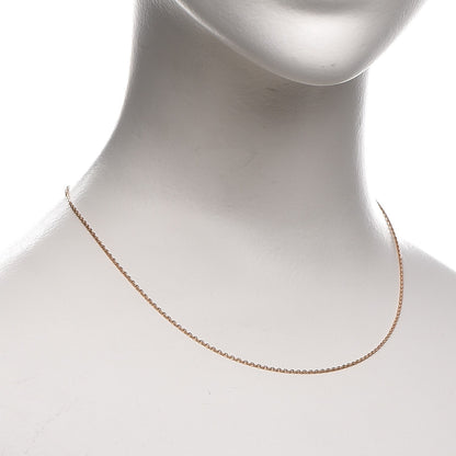 Van Cleef & Arpels 18K Rose Gold Trace Chain 2 of 6