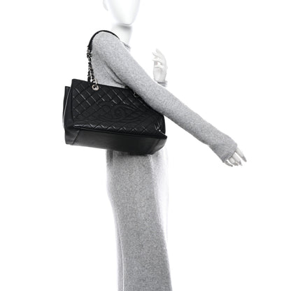 Chanel Caviar Quilted Grand Shopping Tote GST Black 2 of 13