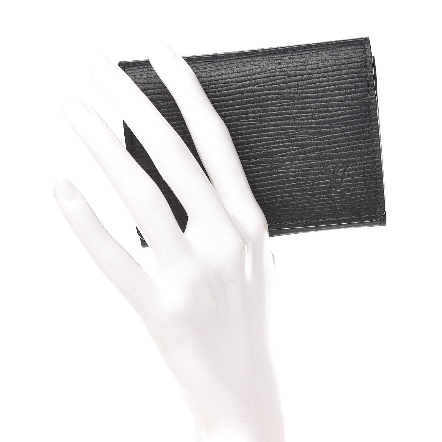 Louis Vuitton Epi Enveloppe Carte De Visite Black 2 of 7