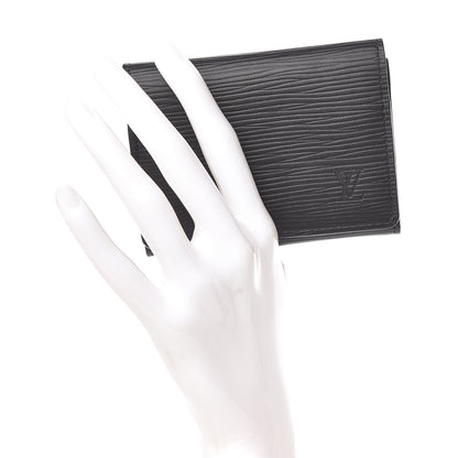 Louis Vuitton Epi Enveloppe Carte De Visite Black 2 of 7