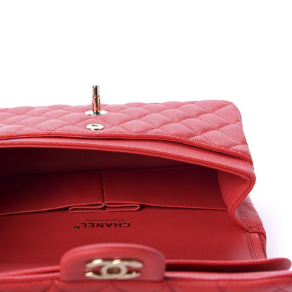Chanel Caviar Quilted Small Double Flap Red 5 of 11