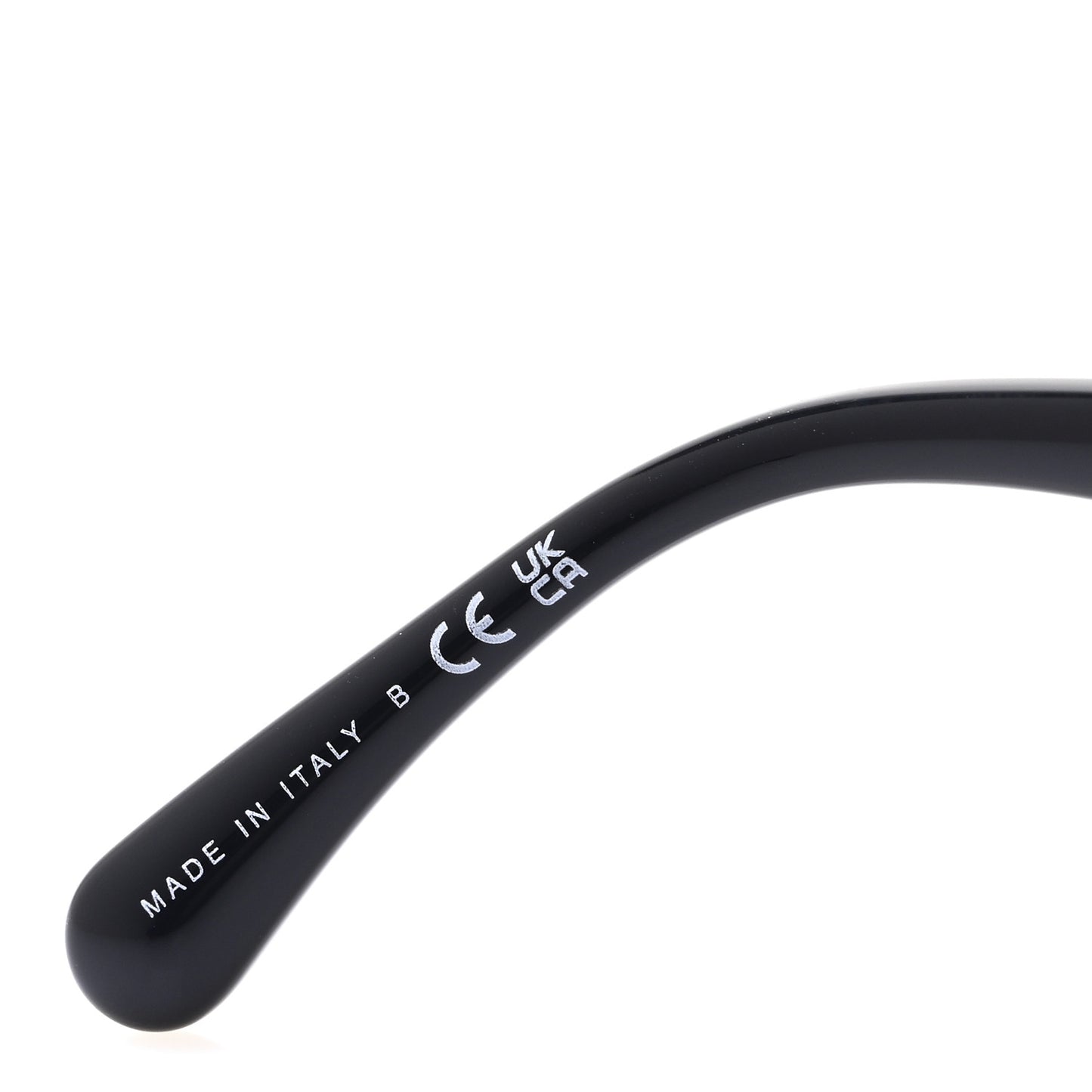 Acetate Strass Square Sunglasses 5422-B-A Black