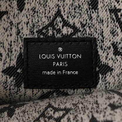 Louis Vuitton Monogram Jacquard Denim Onthego MM Black 6 of 9