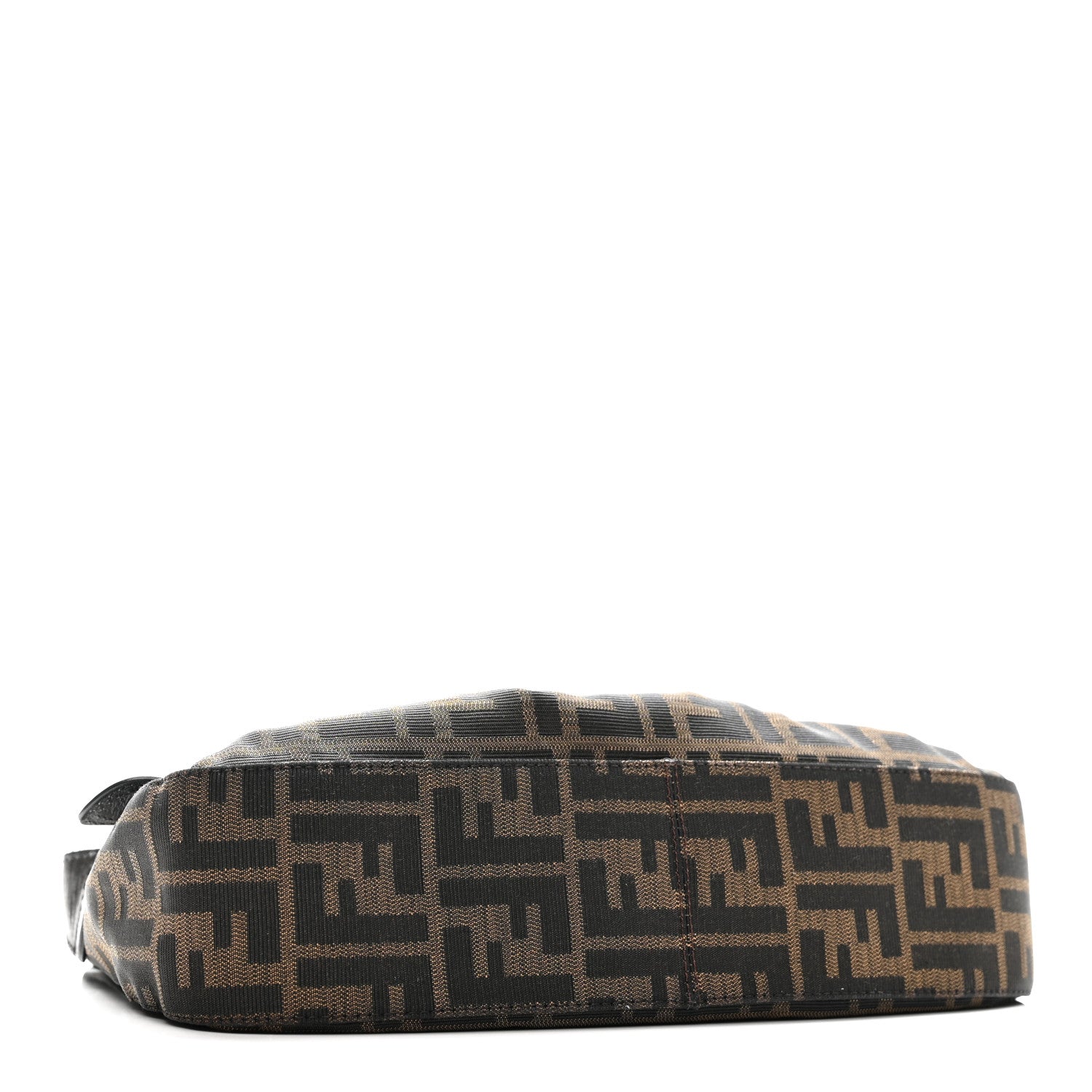 Fendi Zucca B Bis Flap Bag Tobacco Castagna 4 of 13