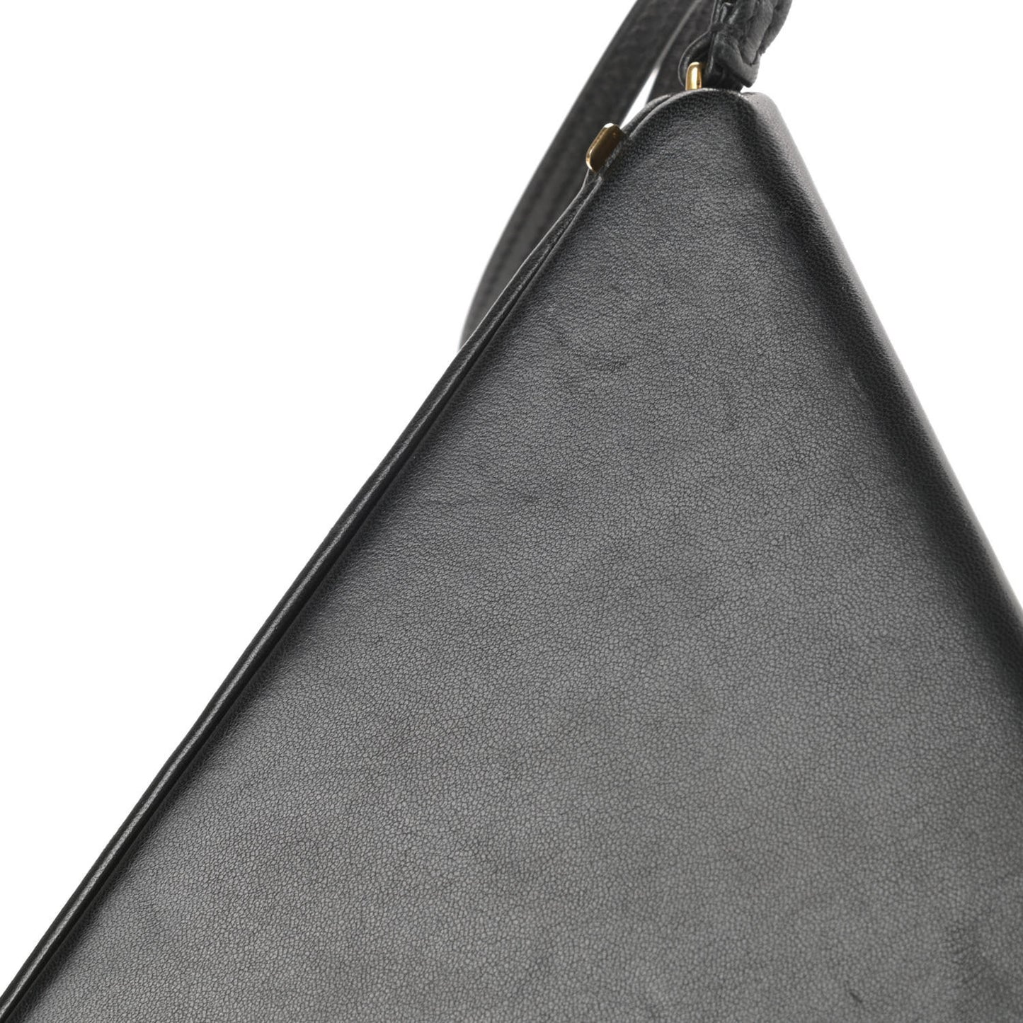 Lambskin Pyramid Clutch Black