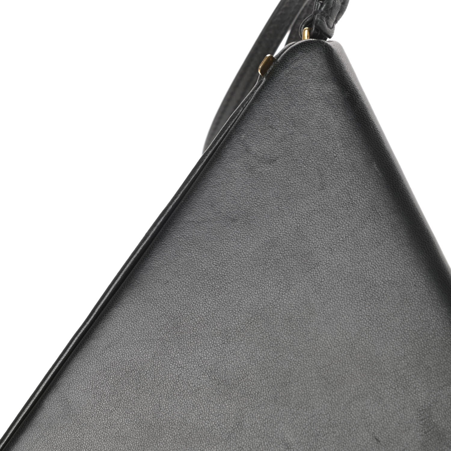 Saint Laurent Lambskin Pyramid Clutch Black 9 of 11