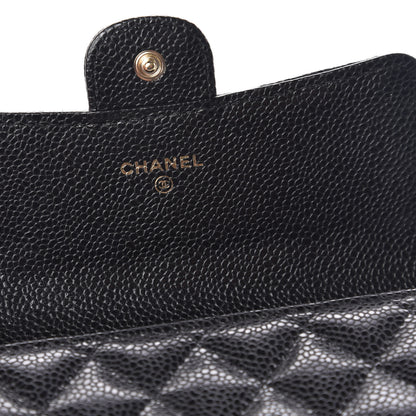 Chanel Caviar Quilted Medium Flap Wallet Black 6 of 11