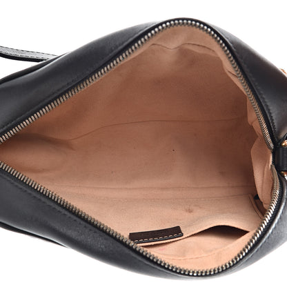 Gucci Calfskin Matelasse Studded Small Pearly GG Marmont Chain Shoulder Bag Black 5 of 13