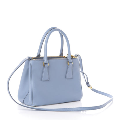 Prada Saffiano Mini Galleria Double Zip Tote Astrale 4 of 9