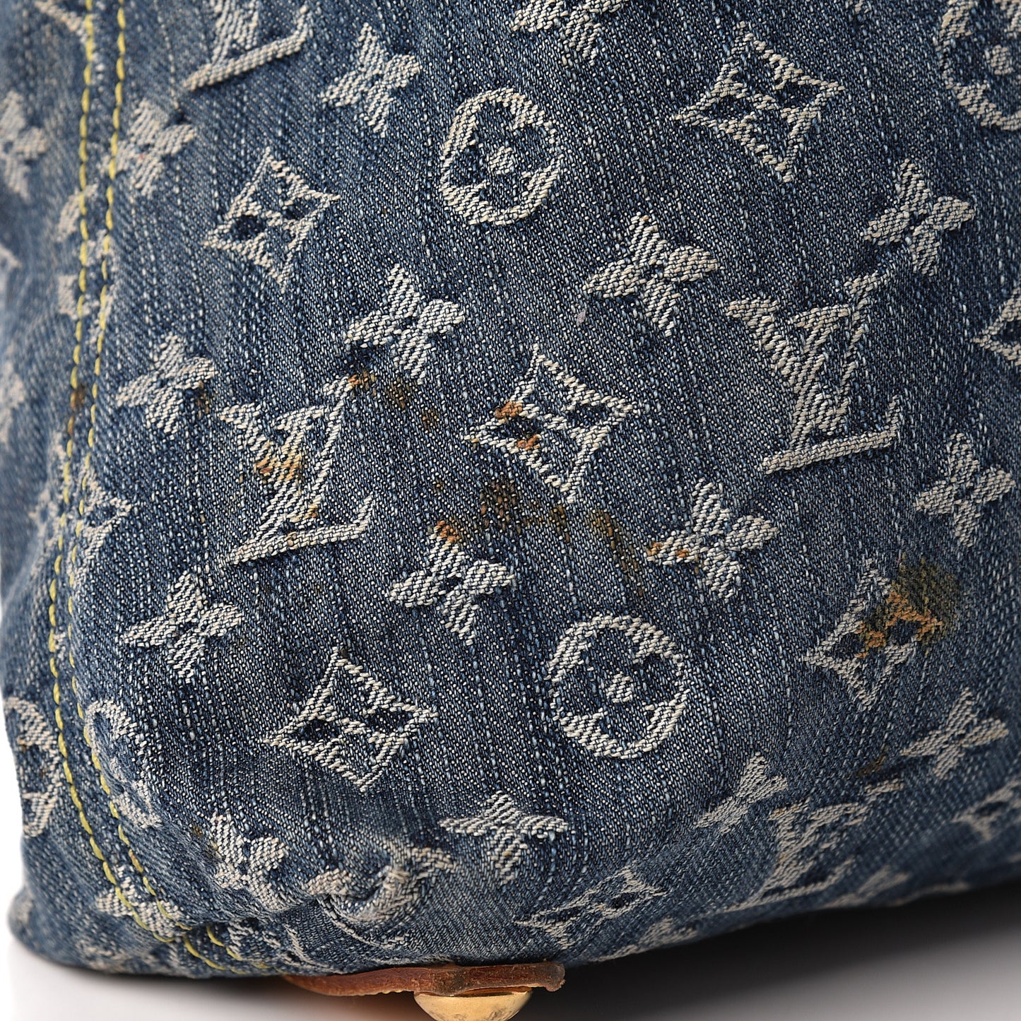 Monogram Denim Baggy PM Blue