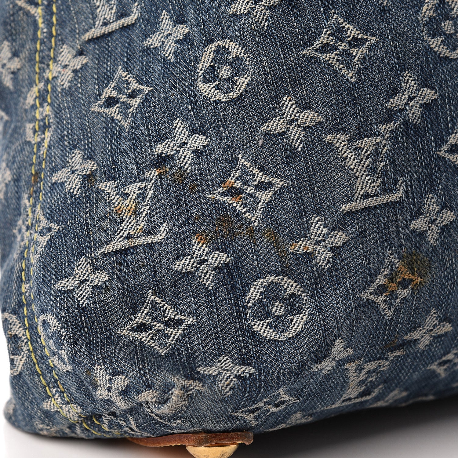 Louis Vuitton Monogram Denim Baggy PM Blue 12 of 13