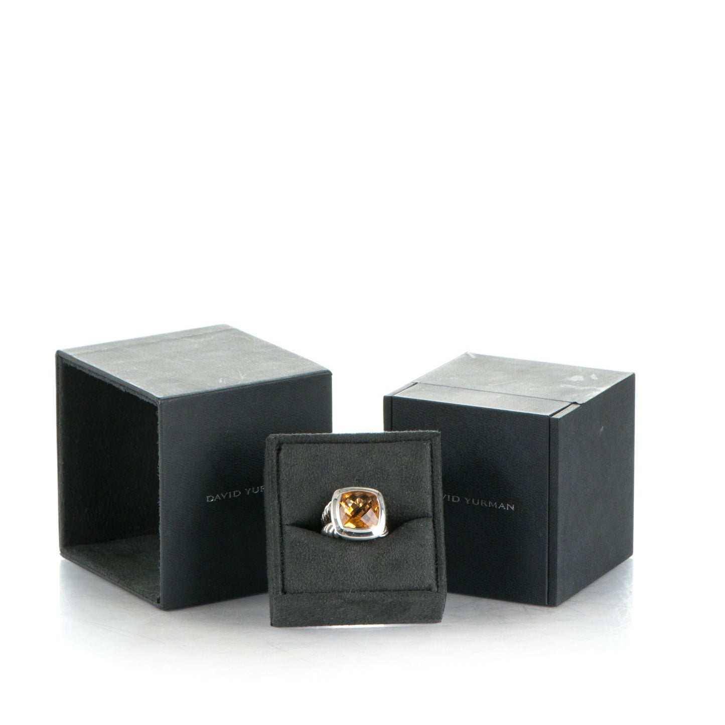 Sterling Silver Citrine 14mm Albion Ring 55 7.25