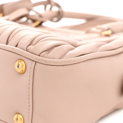 Miu Miu Nappa Matelasse Arcadie Top Handle Bag Cameo Powder Pink 13 of 15