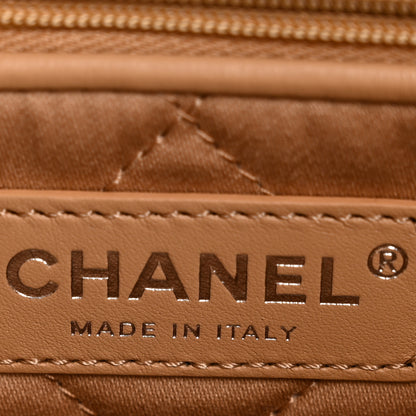 Chanel Shiny Calfskin Quilted Small Chanel 22 Beige 7 of 12