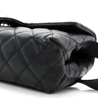 Chanel Grained Calfskin Quilted 2.55 Reissue Flap Belt Bag Clutch Black 11 of 12