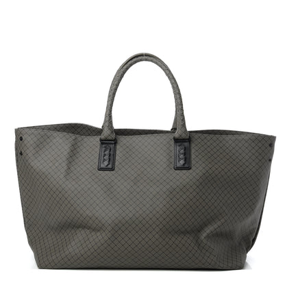Bottega Veneta Rubberized Canvas Marcopolo Tote Shadow 1 of 10