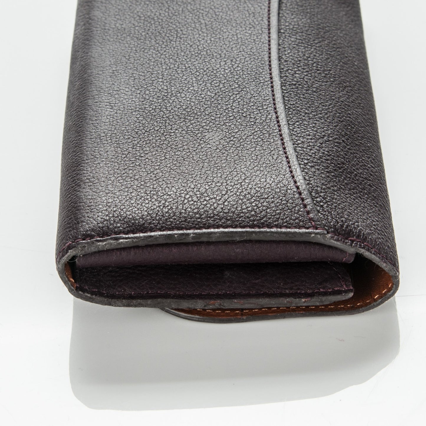 Veau Cachemire Vivienne LV Long Wallet Quetsche