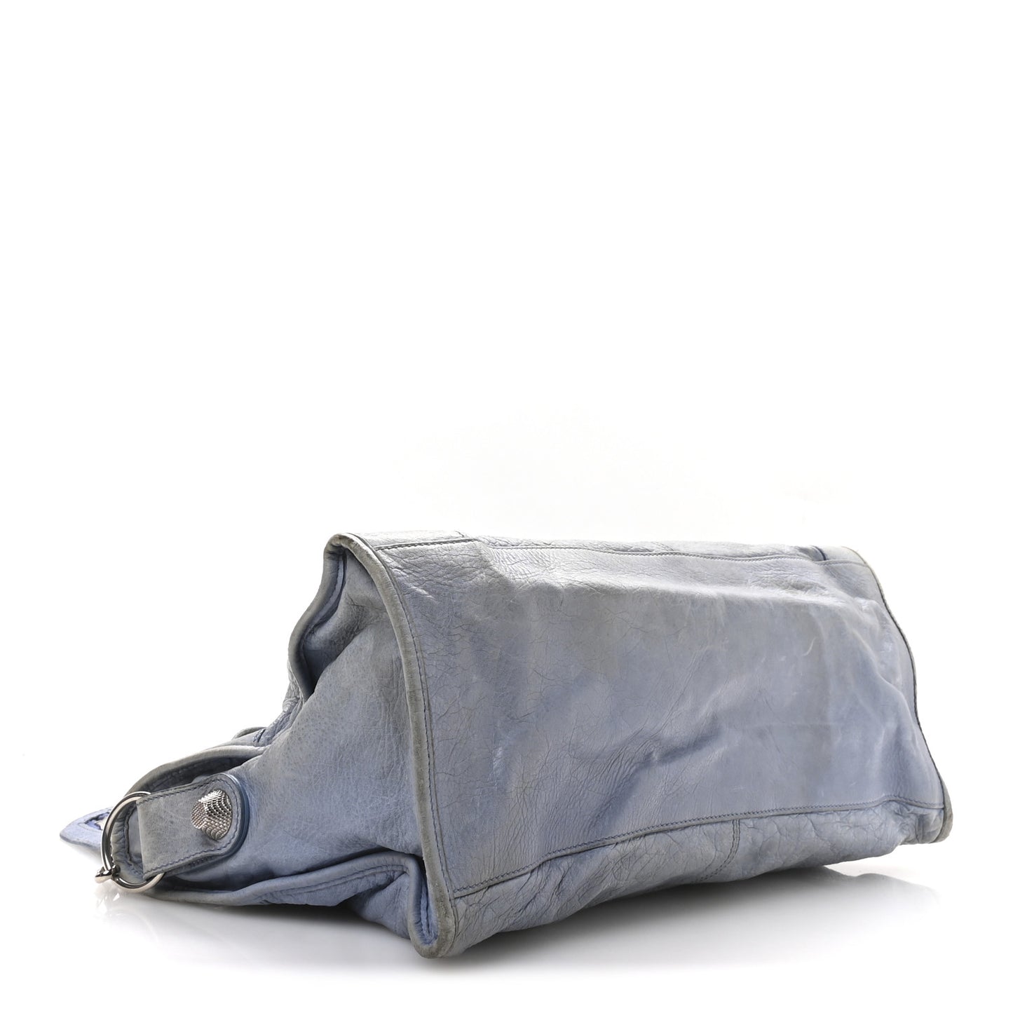 Agneau Giant 21 Silver Hardware Part Time Light Blue