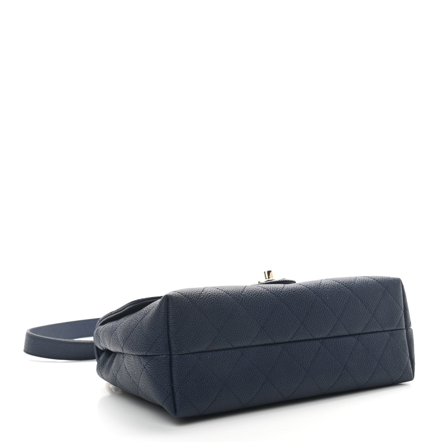 Chanel Caviar Quilted City Walk Flap Navy Blue 4 of 9