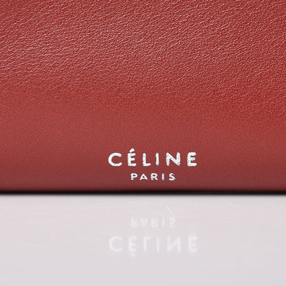 Celine Calfskin Small Ribbon Shoulder Bag Merlot 6 of 8
