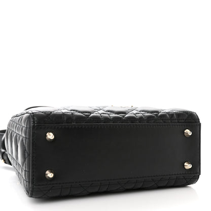 Christian Dior Lambskin Cannage Small My ABCDior Lady Dior Black 4 of 11