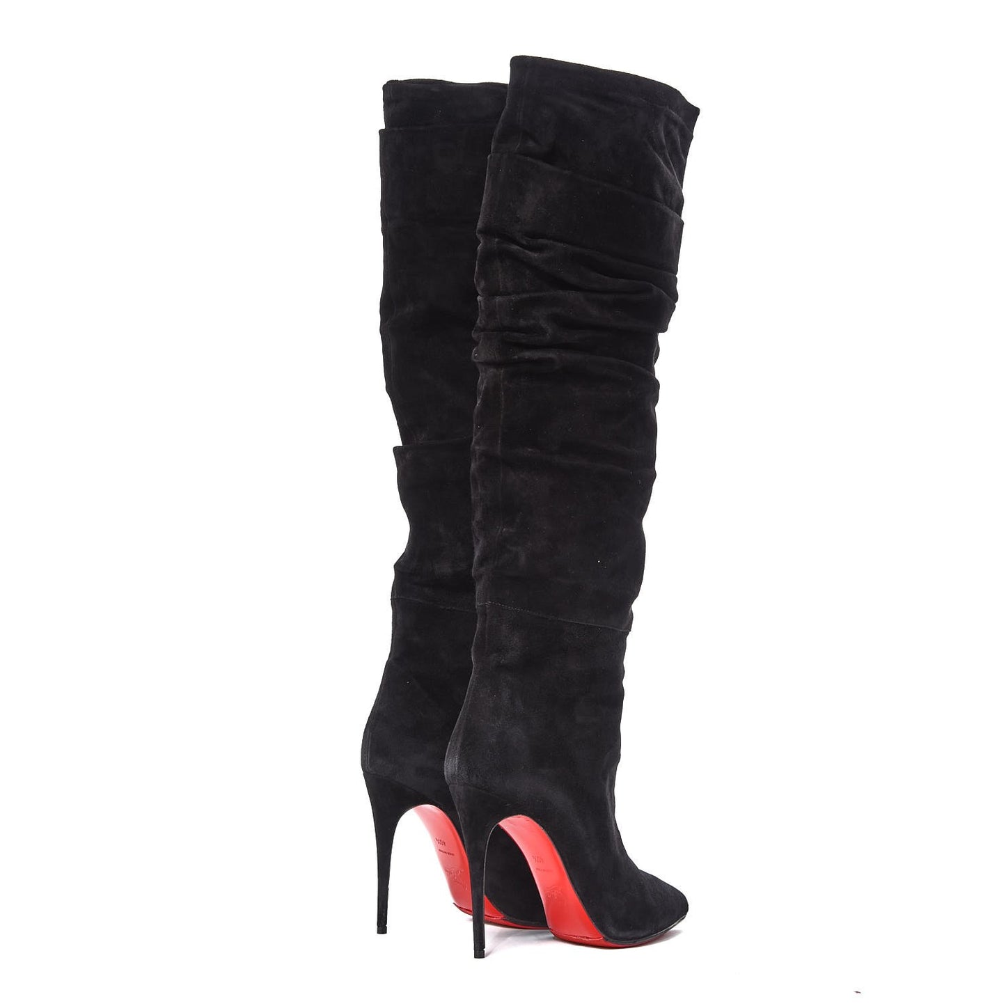 Veau Velours Ishtar Botta 100 Knee Boots 40.5 Black