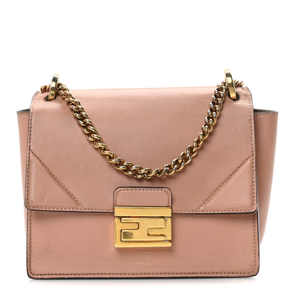 Fendi Vitello Grace Matte Small Kan U Shoulder Bag Rosa Bourbon 1 of 9