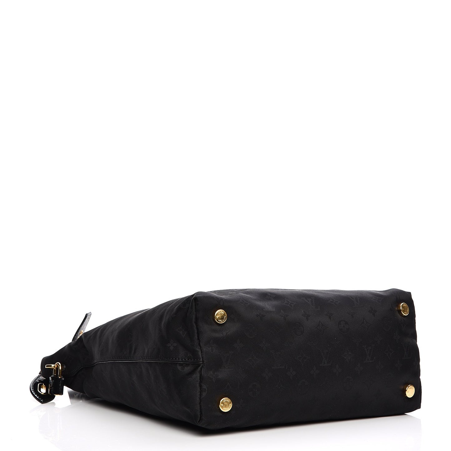 Monogram Nylon Desire Lockit Vertical MM Black
