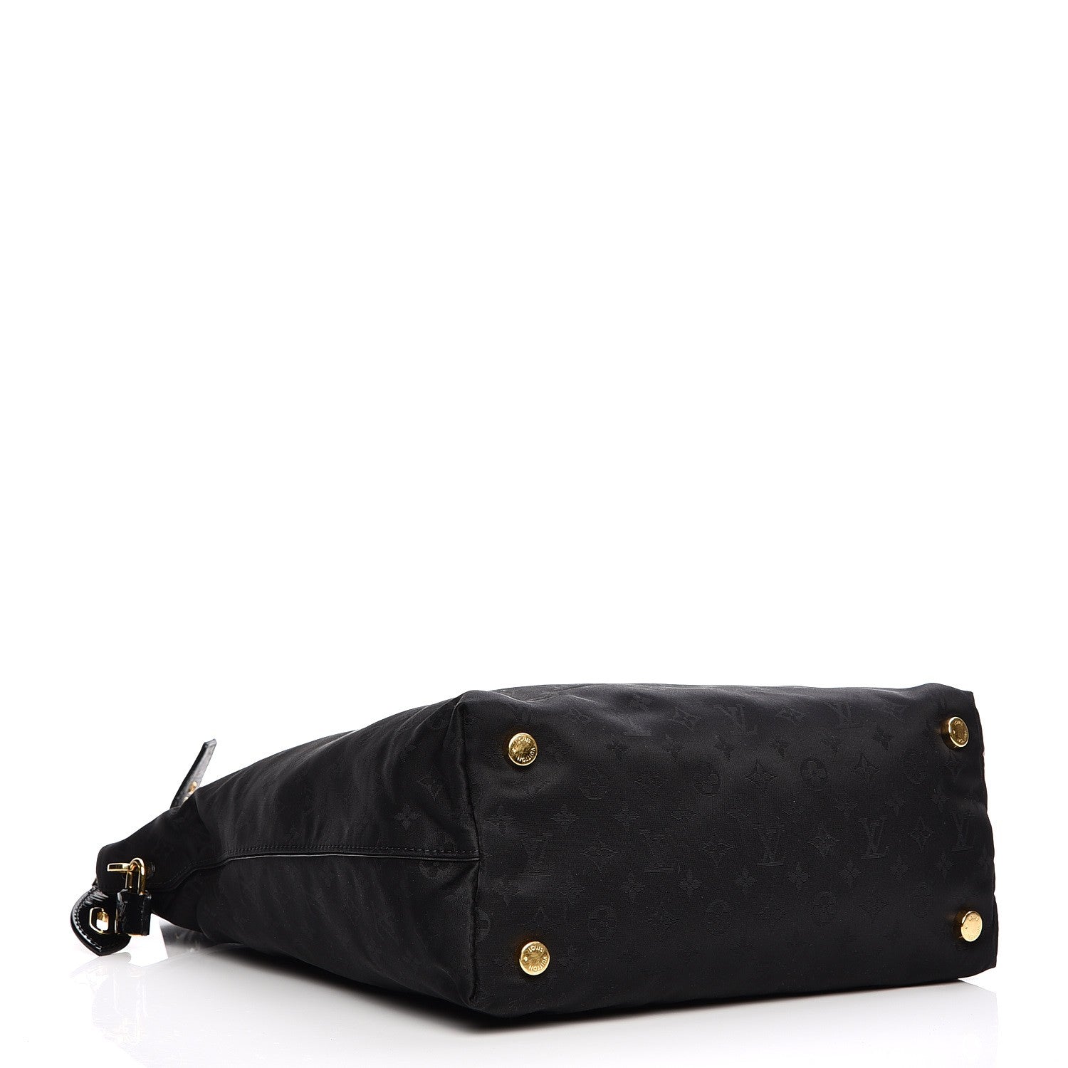 Louis Vuitton Monogram Nylon Desire Lockit Vertical MM Black 4 of 7