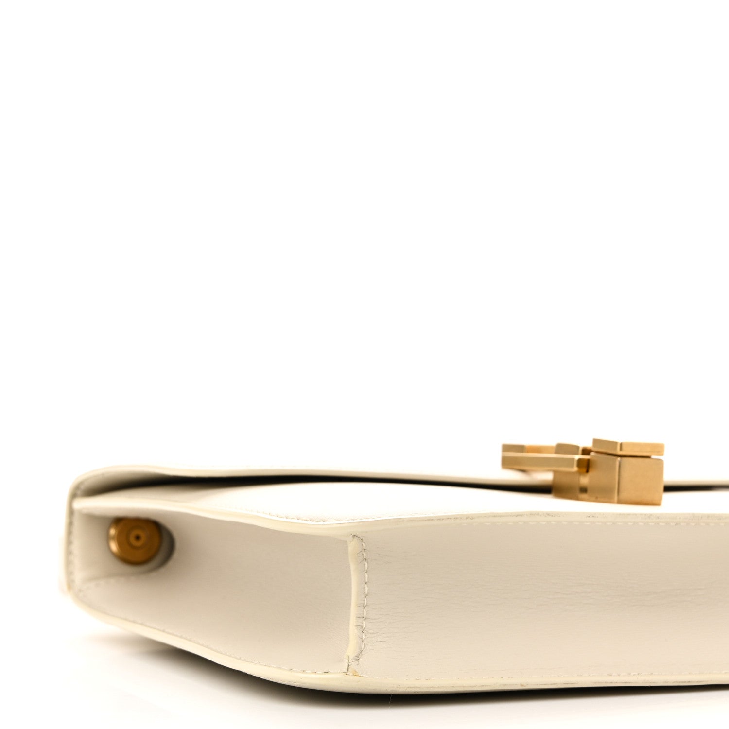 Saint Laurent Smooth Calfskin Carre Satchel Crema Soft 9 of 10
