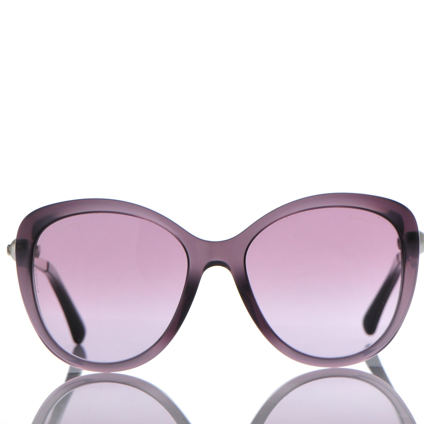 Acetate Pearl Winter Butterfly Sunglasses 5338-H-A Purple