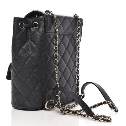 Chanel Caviar Quilted Backpack Bag Black 2 of 8
