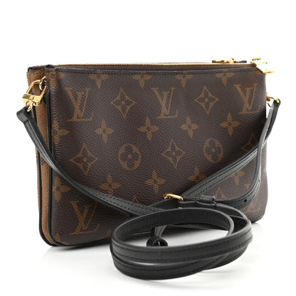 Louis Vuitton Reverse Monogram Giant Double Zip Pochette 3 of 10